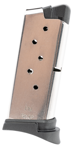 FN 20100262 503  6rd 9mm Luger Stainless/Black 126420