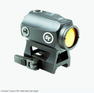 Crimson Trace Compact Tactical Red Dot Sight 1x 2.0MOA Matte EJCTS1000