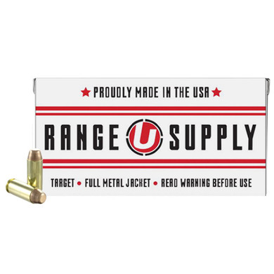 Underwood Range Supply Handgun Ammunition 10mm Auto 180 Grain FMJ 1250 fps 50/ct UB297