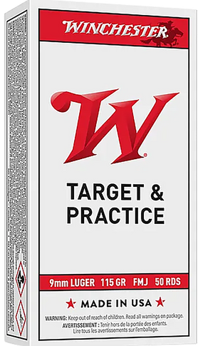 Winchester Ammo Q4172X   9mm 115gr Full Metal Jacket 50 Per Box/10 Case 171650