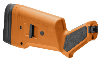 Magpul MAG490-ORG SGA Shotgun Stock Orange Synthetic for Mossberg 500, 590, 590A1 Ambidextrous Hand 10349