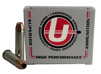 Underwood Ammo 123 XTP  357Mag 125gr Jacketed Hollow Point 20 Per Box/10 Case 177863