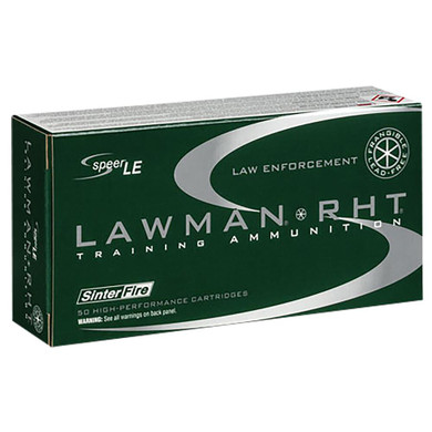 Speer Lawman Handgun Ammunition .45 Auto 155gr RHT Frangible 1130 fps 50/ct CC53395