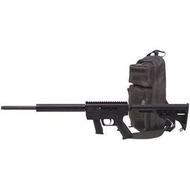 Just Right Carbine Gen3 Safe Takedown Rifle 9mm Luger 10rd Glock Style Magazine 17" Barrel Black 17in Thordsen Stock w/Slingpack ENJRC9CPSAG3UBBL