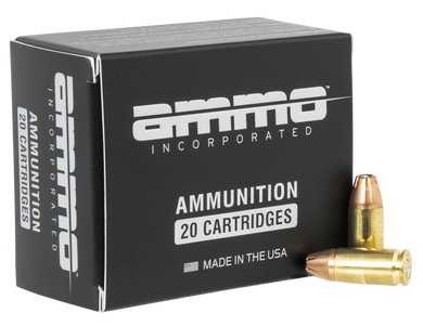 Ammo Inc 9124JHPA20 Signature  9mm Luger 124gr Jacket Hollow Point 20 Per Box/10 Case 147577