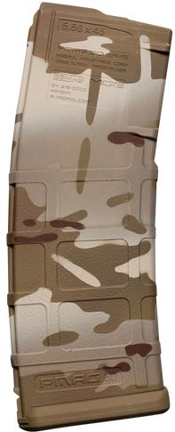 Weapon Works 228054 PMAG GEN M2 MOE 30rd 5.56x45mm NATO MultiCam Arid Polymer Fits AR-15 161487