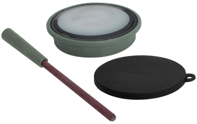 Power Calls 24260 Fuel Crystal Pot Call Crystal Over Glass, Matched Purple Heart Striker, Includes Protective Lid & Conditioning Pad 149973