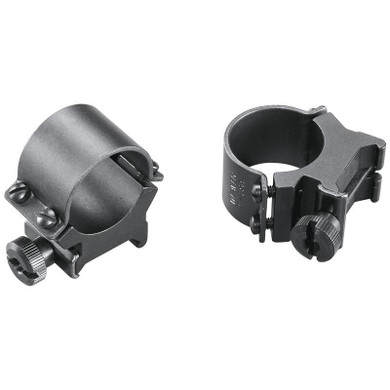 Weaver Sure Grip Detachable Aluminum Scope Rings (4-Screws) 1" Medium Matte Clam WE49163