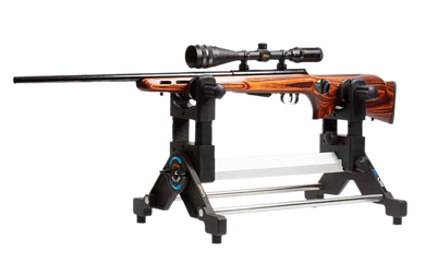 Lyman 7832280 Revolution Gun Vise Black/Silver Steel/Aluminum 178776