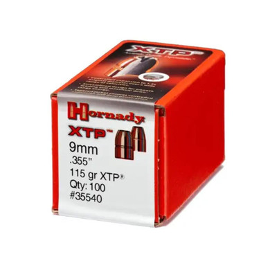 Hornady Handgun Bullets 9mm .355" 115 gr XTPHP 100/ct HO35540