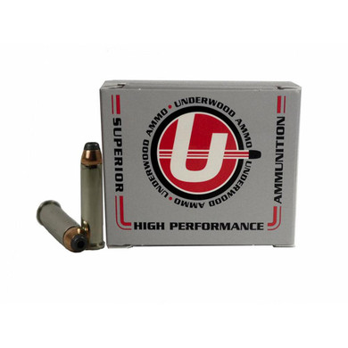 Underwood Ammo Handgun Ammunition 357 Mag 158gr JHP 1500 fps 20/ct UB122