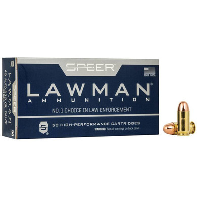 Speer Lawman Cleanfire Handgun Ammunition .45 Auto 230gr TMJ 845 fps 50/ct CC53885