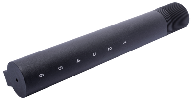 Spikes SLA500R Buffer Tube 6 Position Mil-Spec Black Hardcoat Anodized Aluminum 2780