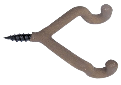 HME HMEDAH3 Dual Accessory Hook  3 Pack 124144