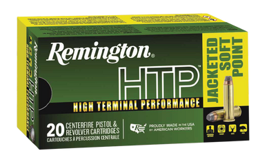 Remington Ammunition 23002 HTP  44RemMag 240gr Jacketed Soft Point 20 Per Box/25 Case 139747