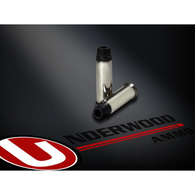 Underwood Ammo Lead Semi-Wadcutter Hollow Point Gas Check Handgun Ammunition 38 Spl (+P) 158gr LSWC 1160 fps 20/ct UB733