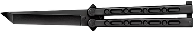 Cold Steel CS-92EAB FGX Balisong 5" Folding Plain Tanto Black Griv-Ex Blade/Handle 145288