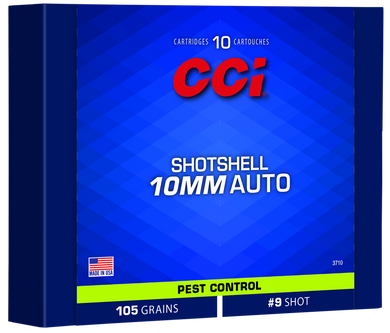 CCI 3710 Pest Control  10mmAuto 105gr 10 Per Box/20 Case 162324