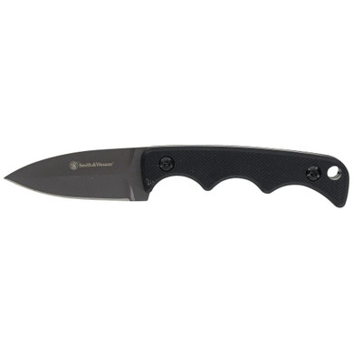 Smith & Wesson H.R.T. Fixed Knife Spear Point Blade Black PF1193156