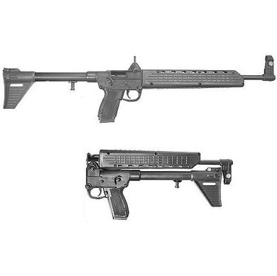 Kel-Tec Sub 2000 Rifle 9mm Luger 10rd Glock Model 17 Magazine 16.1" Barrel Black Stock KT2K9GLK17
