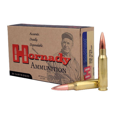 308 WINCHESTER 178GR HOLLOW POINT BOAT TAIL 20/BOX 100031476