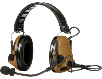Peltor MT20H682FB47CY 3M Peltor  23 dB Over the Head Coyote Tan 179452