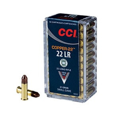 22 LONG RIFLE 21GR COPPER-22 HP 50/BOX 105000814