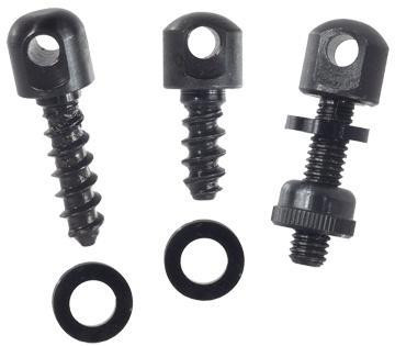 Outdoor Connection Swivel Base 3-Piece Screw Set - Black OCBO5