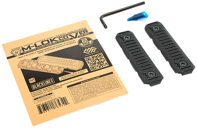 Strike Industries AR-CM-COVER-L-BK Cable Management Cover Long 3.14"L Black Polymer for M-Lok 143880