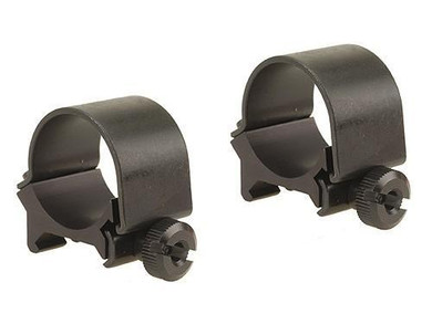 Weaver Detachable Top Mount Aluminum Scope Rings 1" Low - Matte WE49040