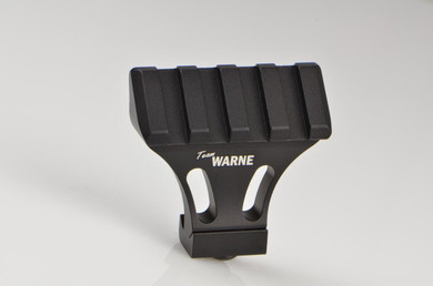 Warne Picatinny Side Mount Adapter 45 degree - Black WJA645TW