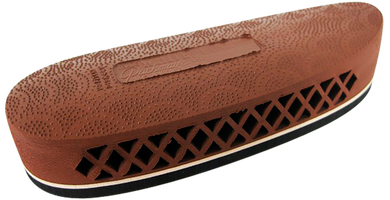 Pachmayr 00002 F325 Deluxe Field Recoil Pad Large Brown with White Line Rubber for Shotgun 73298
