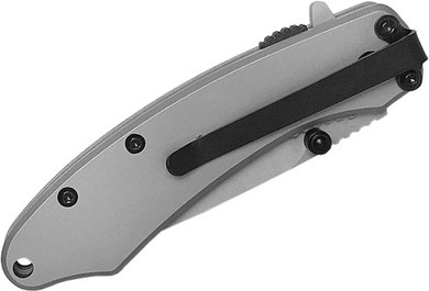 ABKT CATTLEMANS CUTLERY SCYTHE2.75" ASSISTED OPENER SS BLD CC0012