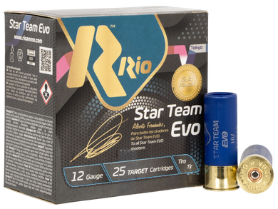 Rio Ammunition ST32HV8 Star Team EVO High Velocity 12 Gauge 2.75" 1 1/8 oz 8 Shot 25 Per Box/ 10 Cs 153243
