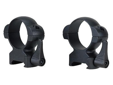 Weaver Grand Slam Leaver-Lok Top Mount Steel Scope Rings 30mm High Matte WE49335