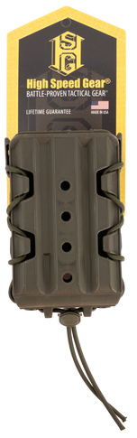 High Speed Gear 16TA01OD TACO V2 OD Green Polymer, 2" Belt Clip/MOLLE U-Mount, Compatible w/ Rifle Mags 156224