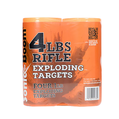 Sonic Boom/jerent SBT014P   Rifle Exploding Target 1 lb 4 Pack 181021