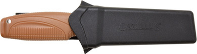 CAMILLUS SWEDGE FIXED BLADE4.3" SS BLADE NYLON BROWN 19627C