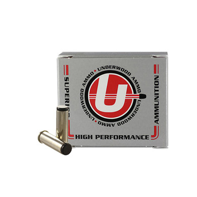 Underwood Ammo Lead Wadcutter Handgun Ammunition 38 Spl 150gr LWC 1000 fps 20/ct UB732