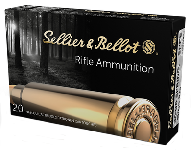 Sellier & Bellot SB3006C Rifle  30-06Springfield 150gr Soft Point Cut Through Edge 20 Per Box/20 Case 61915