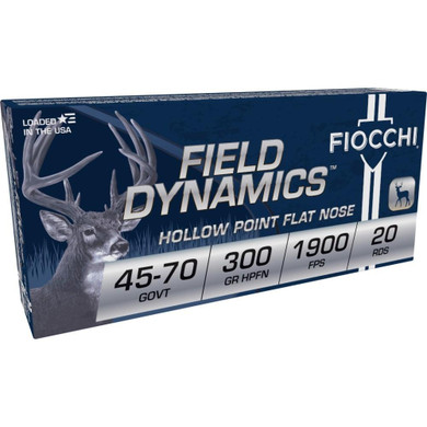 Fiocchi Extrema Rifle Ammunition 45-70 Govt 300 gr JHC 1900 fps 20/ct XN4570B