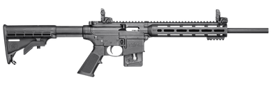 Smith & Wesson 10207 M&P15-22 Sport *CT,MA,MD,NJ Compliant 22 LR Caliber with 10+1 Capacity, 16.50" Barrel, Matte Black Metal Finish & Fixed CAR Black Synthetic Stock Right Hand 5258