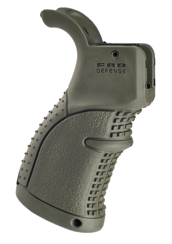 FAB Defense FXAGR43G AG-43 Rubberized Pistol Grip for M16/M4/AR-15  Olive Drab Green 161463