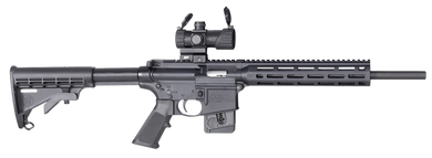 Smith & Wesson 12724 M&P15-22 Sport OR *CT, MA, MD, NJ Compliant 22 LR 16.50" 10+1 Black Fixed Black Synthetic Stock Black Polymer Grip Right Hand S&W M&P Red/Green Dot 112216