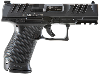 Walther Arms 2851229 PDP Compact Optic Ready 9mm Luger 4" 15+1 Black Black Steel Slide Performance Duty Textured Black Polymer Grip 133692