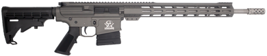 Great Lakes Firearms GL10308SSTNG GLFA  308 Win 10+1 18" Cerakote Threaded Barrel, Tungsten Cerakote Picatinny Rail Aluminum Receiver, 6 Position Mil-Spec Synthetic Stock, Mil-spec Polymer Grip 171463