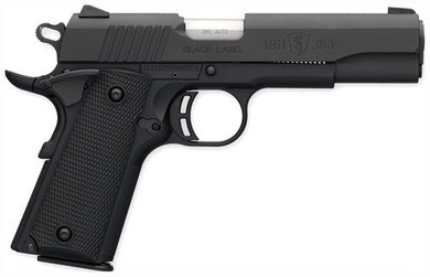 BROWNING 1911-380 BLACK LABEL380ACP 4.25"FS 8RD BLK/SYN G051904492