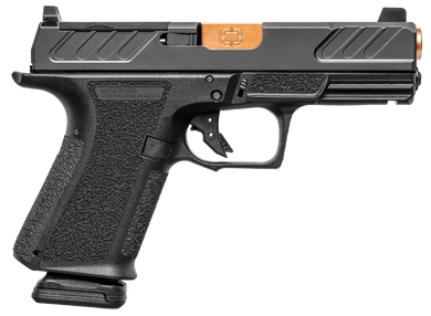 Shadow Systems SS-1305-1D MR920 Foundation 9mm Luger 15+1 4" Bronze TICN Match Grade Barrel & Optic Cut/Serrated/SS Logo Stainless Steel Slide, Black Polymer Frame w/Beavertail & Picatinny Rail 181830