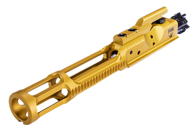 Faxon Firearms FF556BCGCNITRIDELWTIN Gunner  5.56 NATO Nitride Full Auto Gold 181951