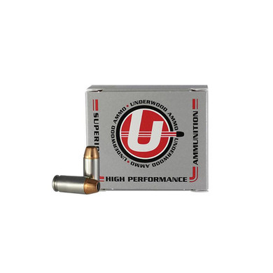 Underwood Ammo Handgun Ammunition 40 S&W 200gr JHP 950 fps 20/ct UB228